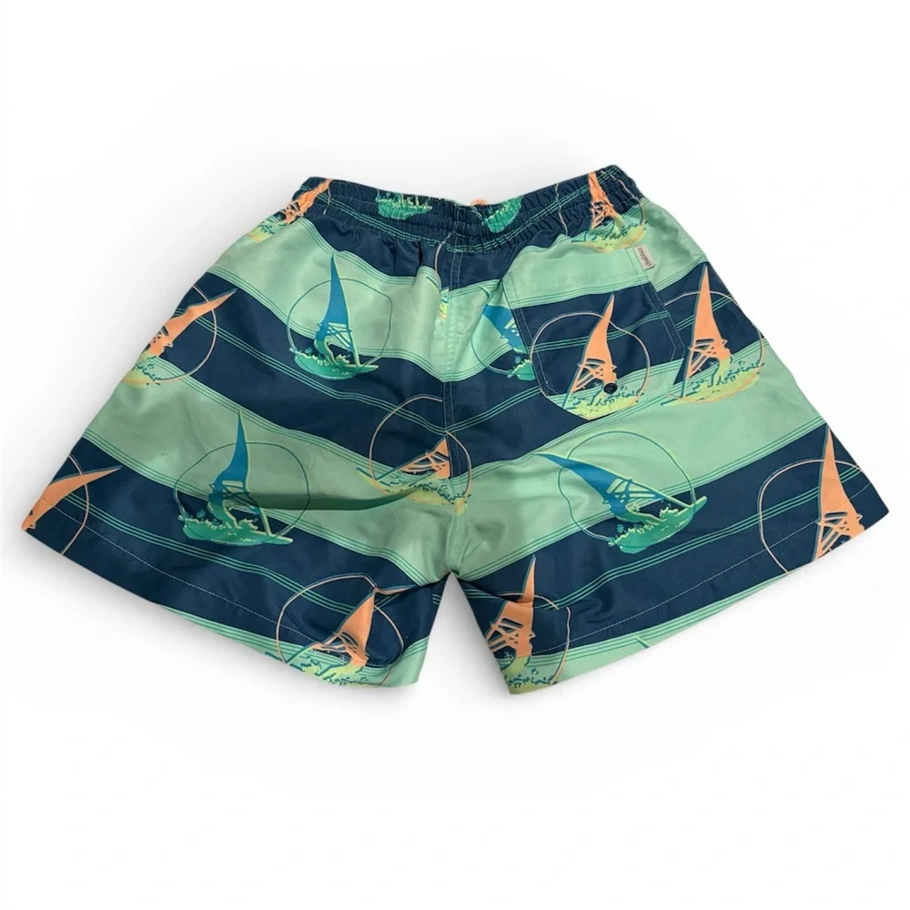 Men’s- Sz Lg- Chubbies- Sailboat Print Swim Trunks- EUC​